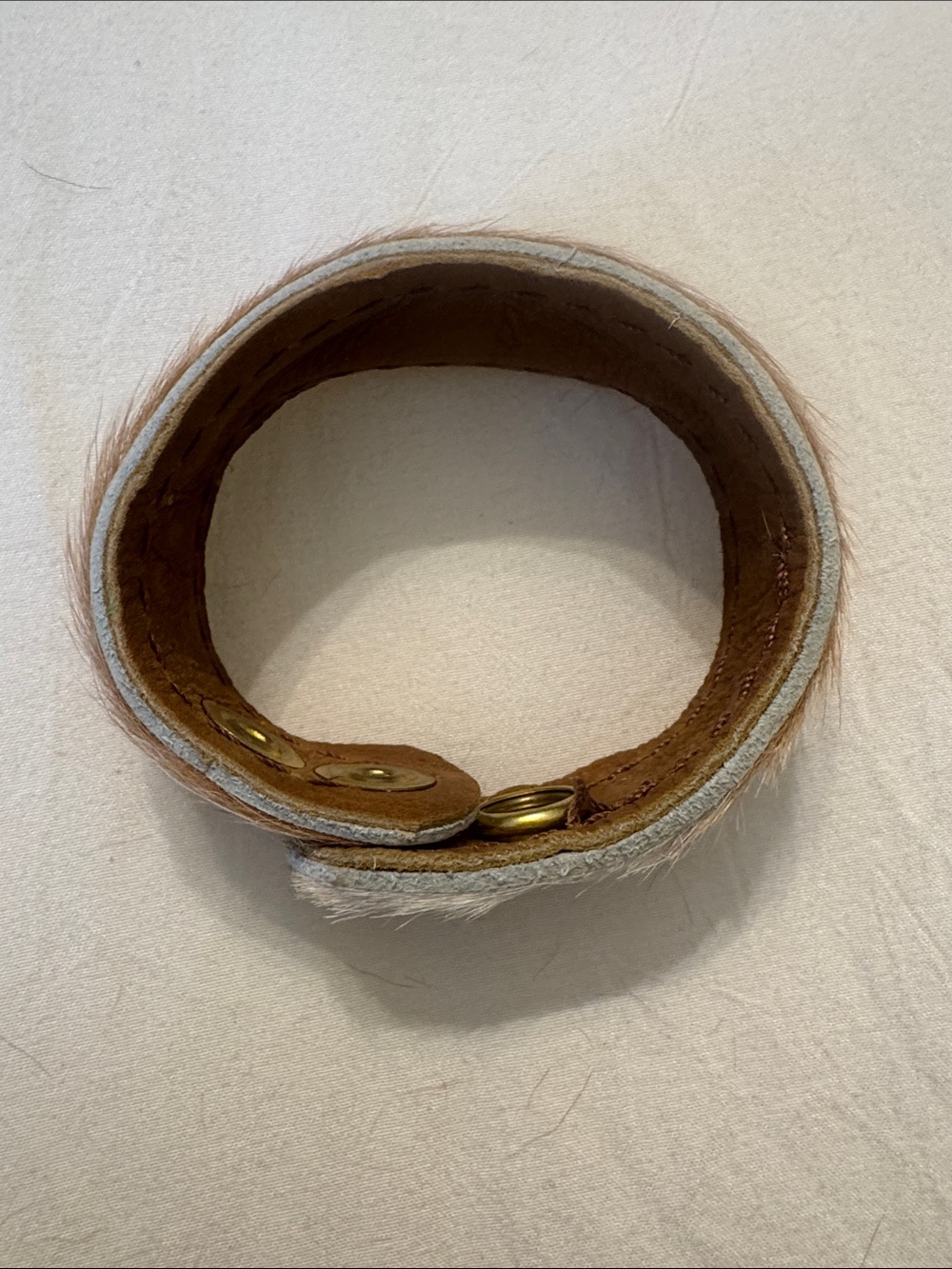 Authentic Cowhide Bracelet - Picture 2 of 4